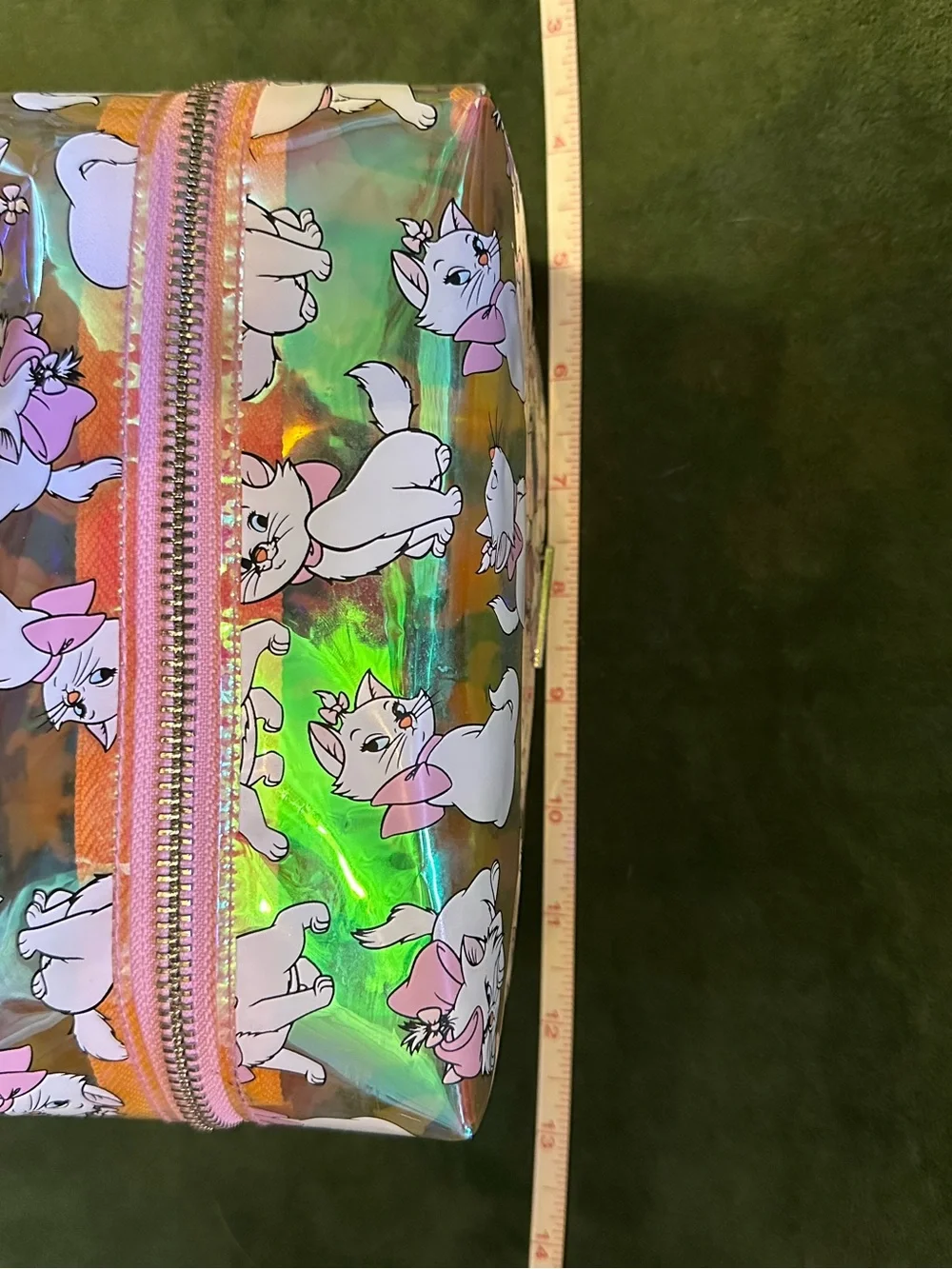 Disney Marie Holographic Makeup Bag